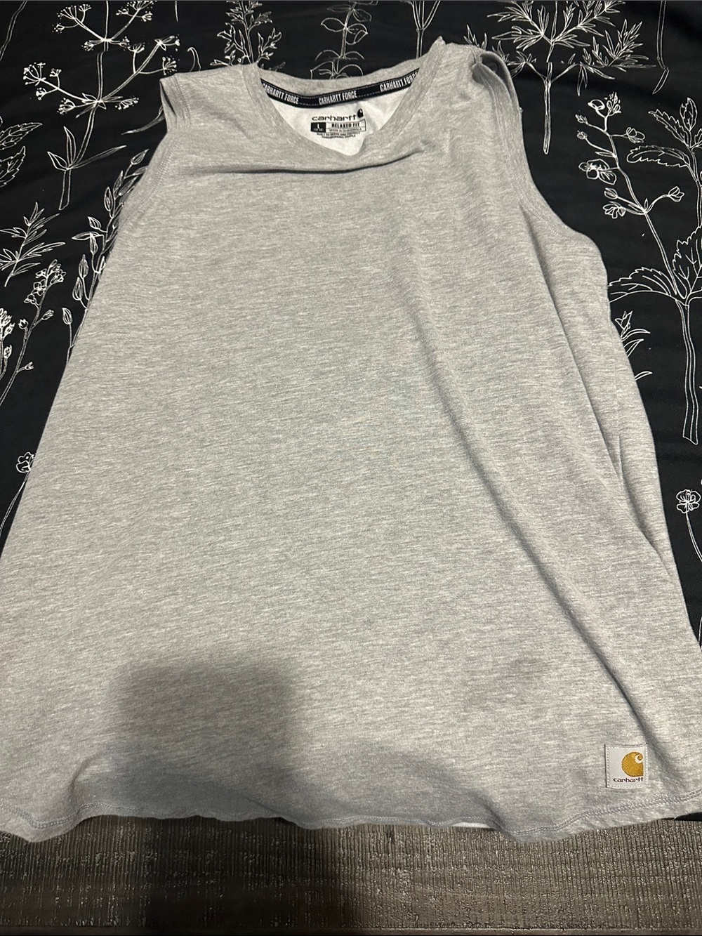 Carhartt Light Gray women’s Sleeveless Tank Top